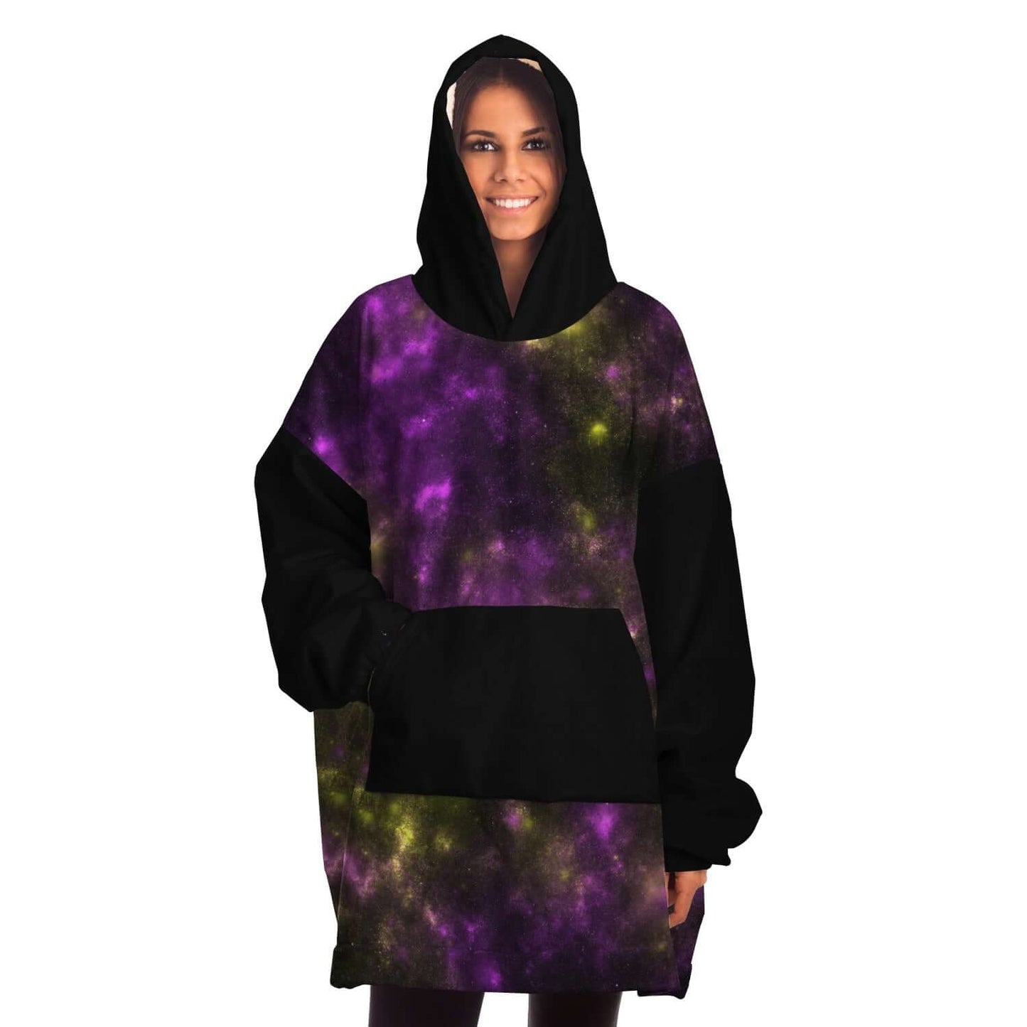 Snug Hoodie - Space Purple & Yellow