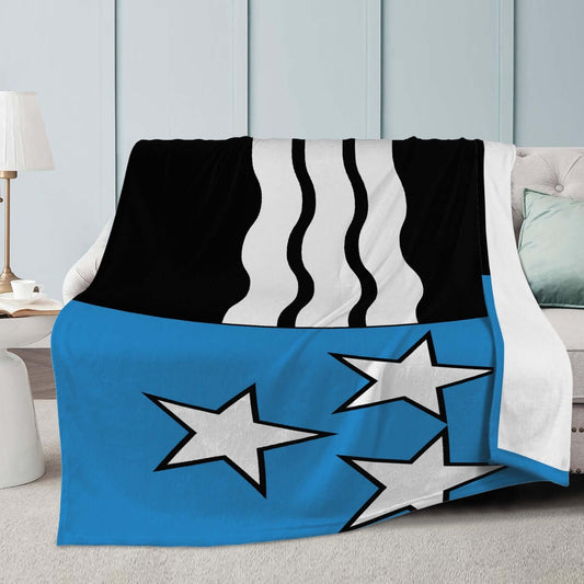 Couverture polaire Argovie drapeau