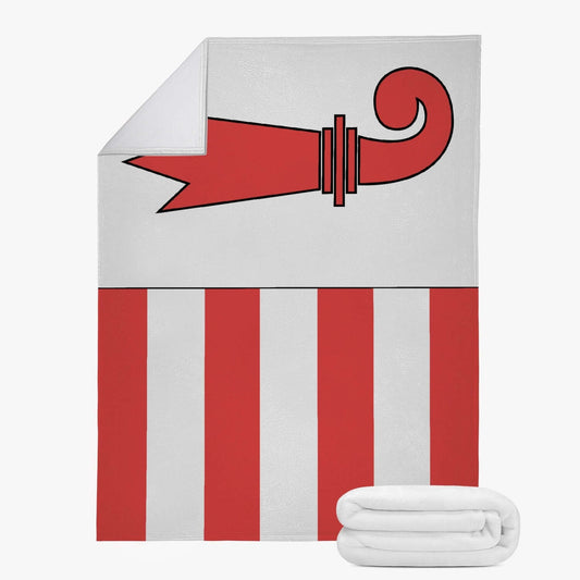 Couverture polaire Jura drapeau