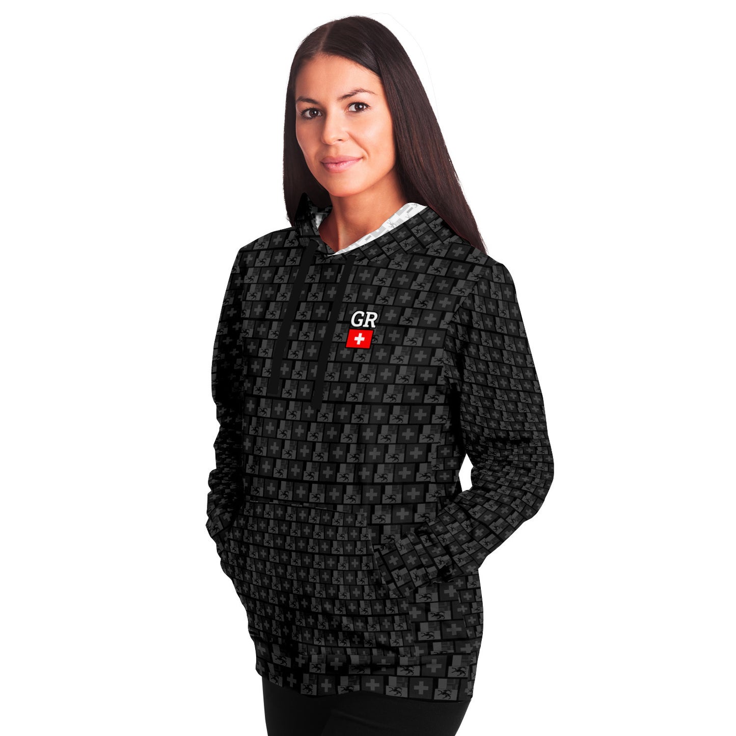 Hoodie | Grisons motif