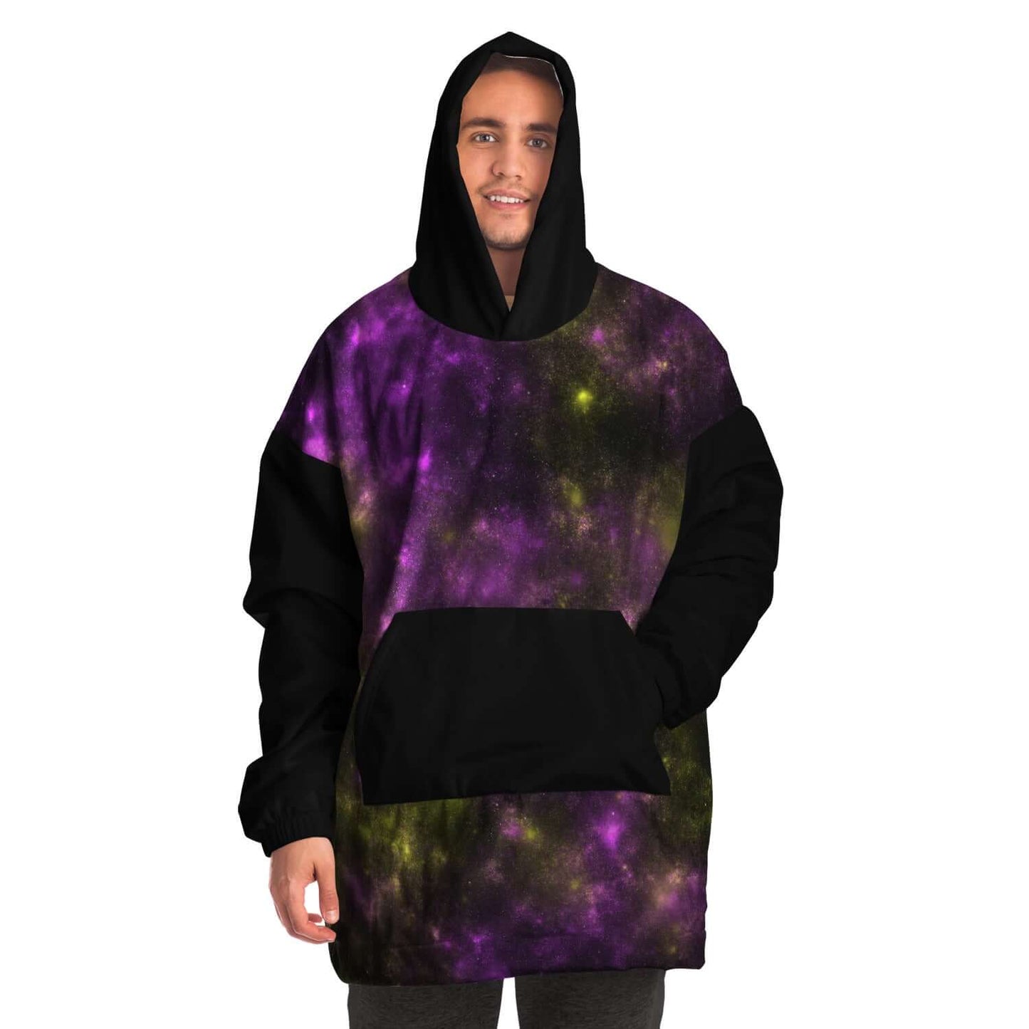 Snug Hoodie - Space Purple & Yellow