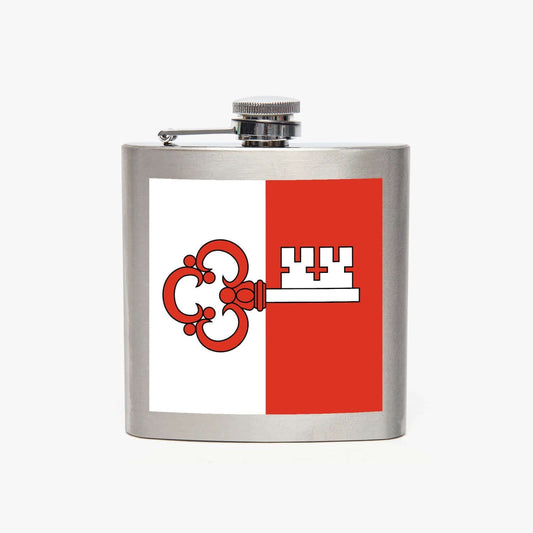 Obwalden Flasque de poche en acier inoxydable