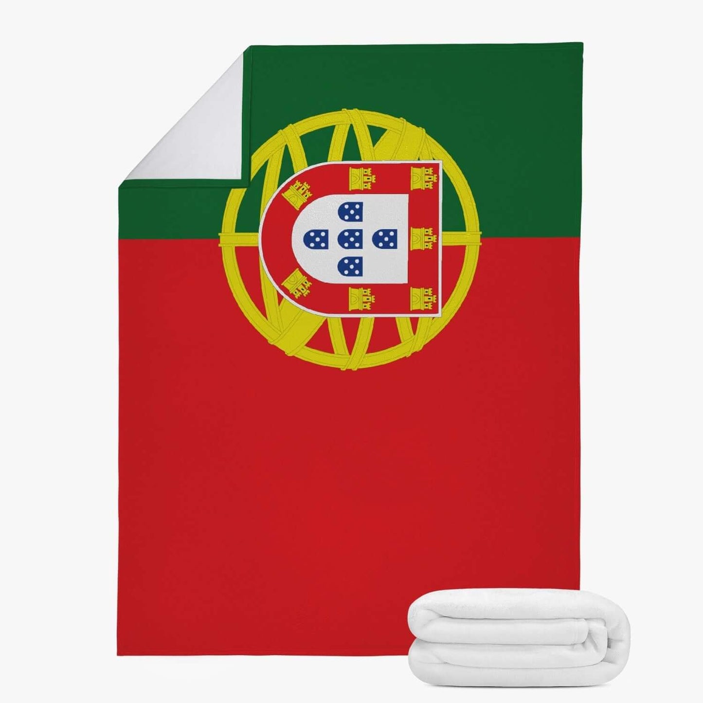 Couverture polaire Portugal drapeau