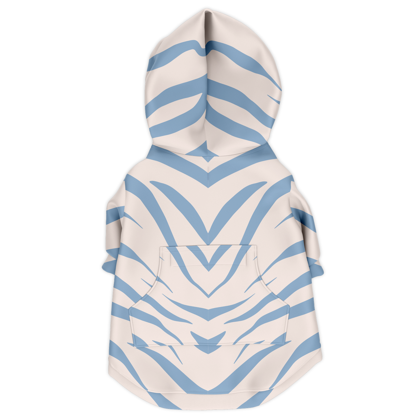 Sweat à capuche zippé pour chiens | Zebra