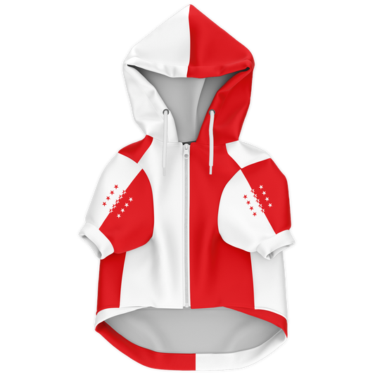 Sweat à capuche zippé pour chiens | Valais