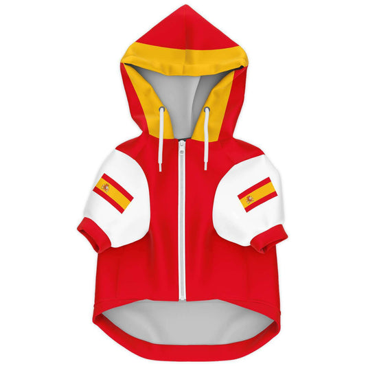 Sweat à capuche zippé pour chiens | Espagne