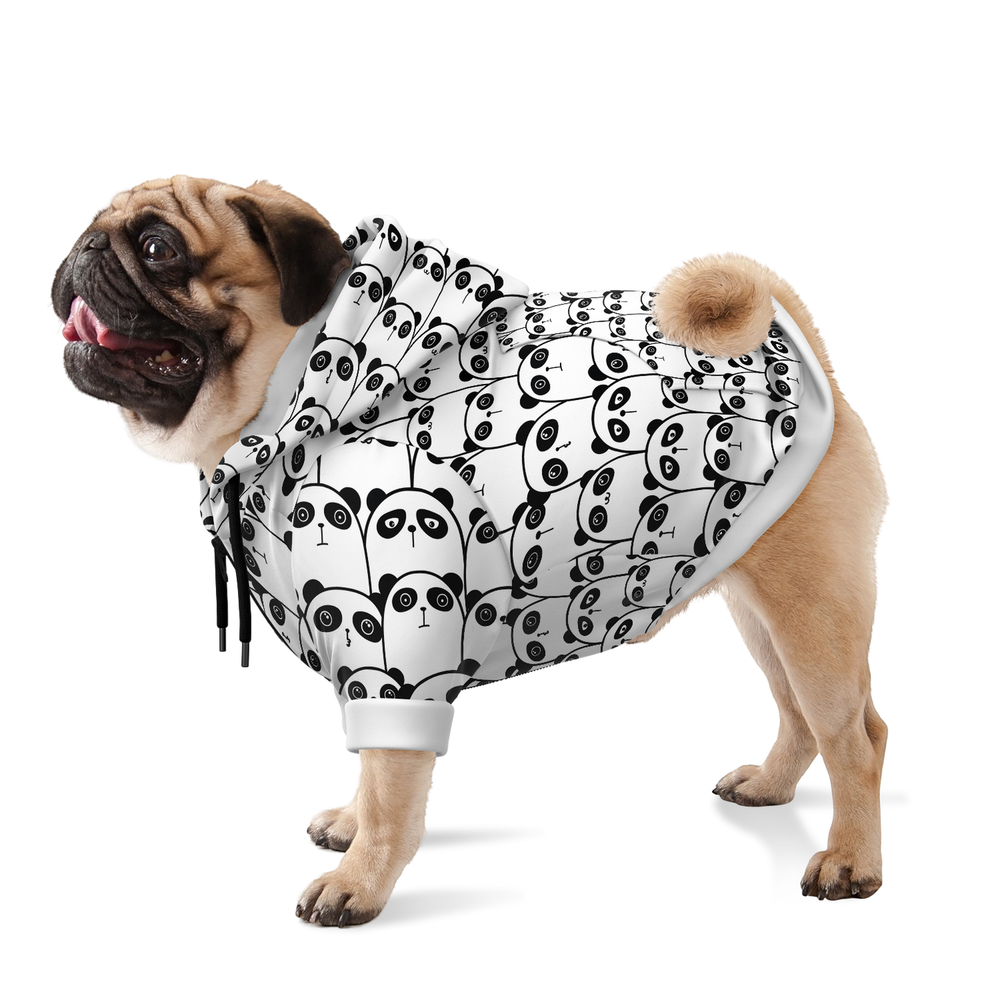 Sweat à capuche zippé pour chiens | Panda