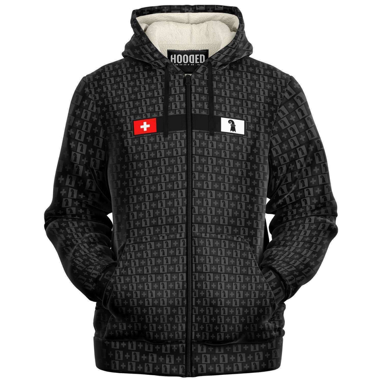 Deluxe Hoodie | Basel-Stadt Muster