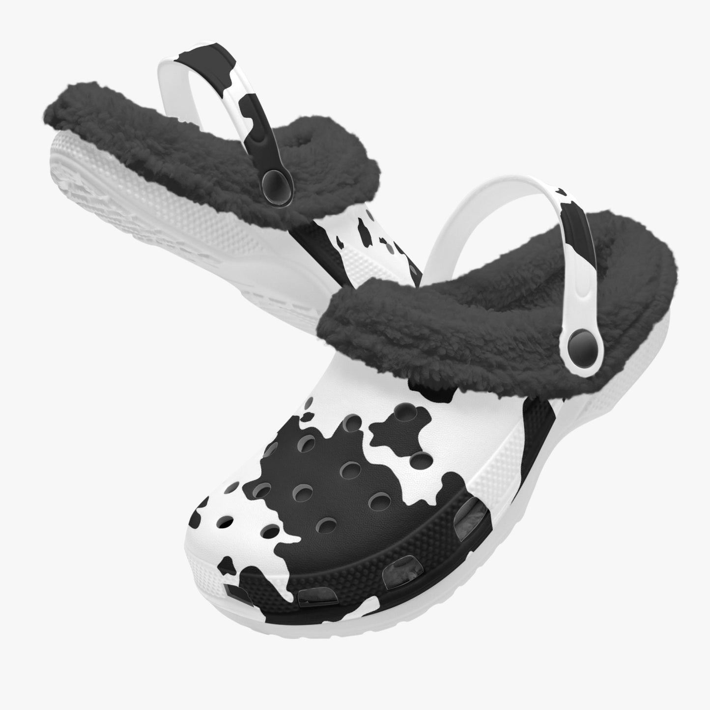 Sandales /claquettes fourrées Vache