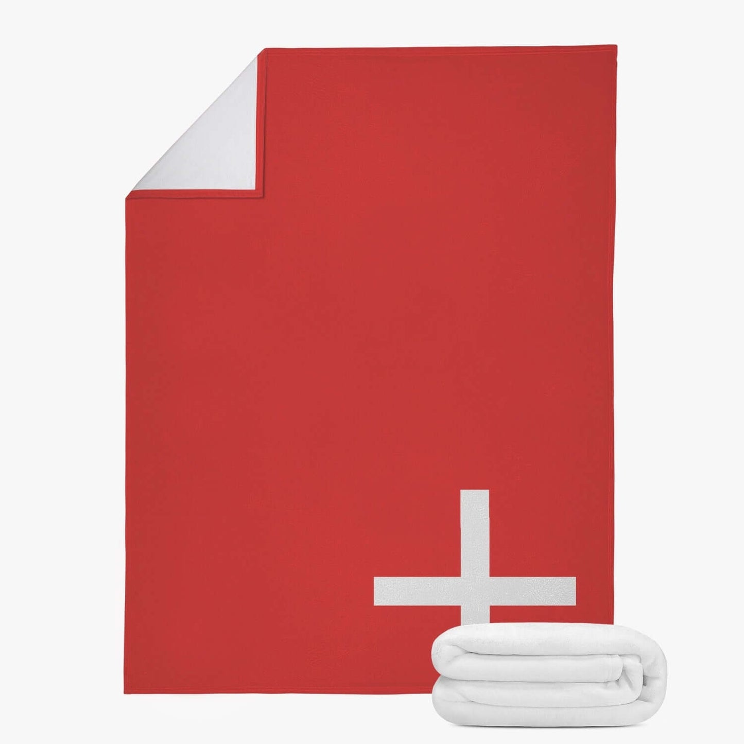 Couverture polaire Schwytz drapeau