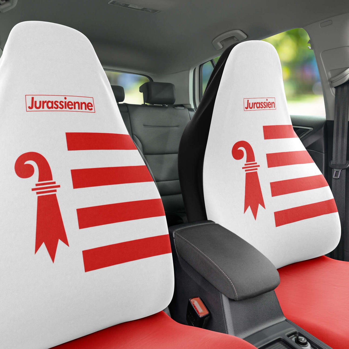 Duo Housses de siège auto | Jurassien / Jurassienne
