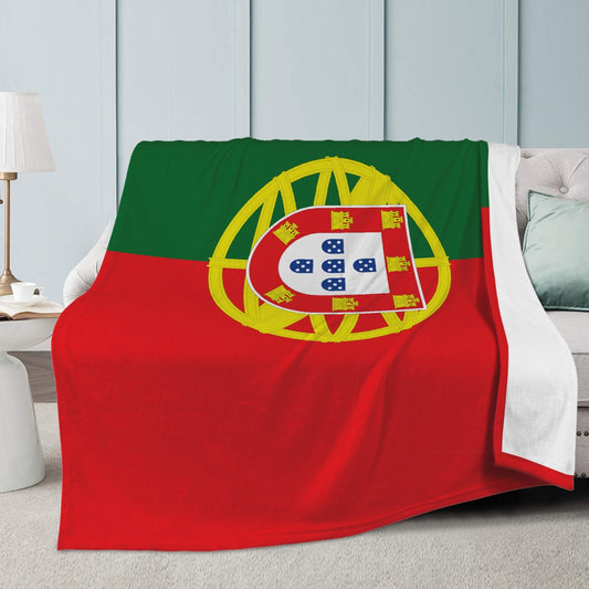 Couverture polaire Portugal drapeau