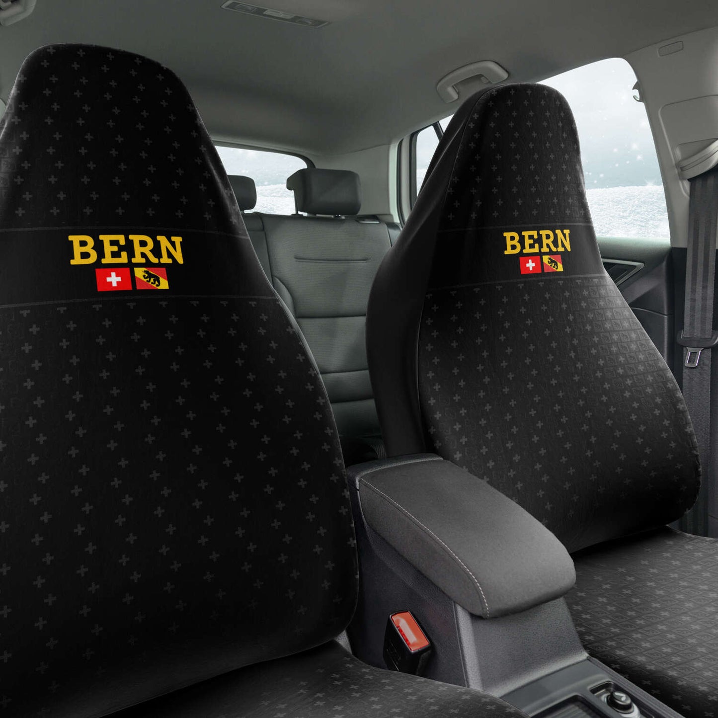 2x Housses de siège auto | Bern motif