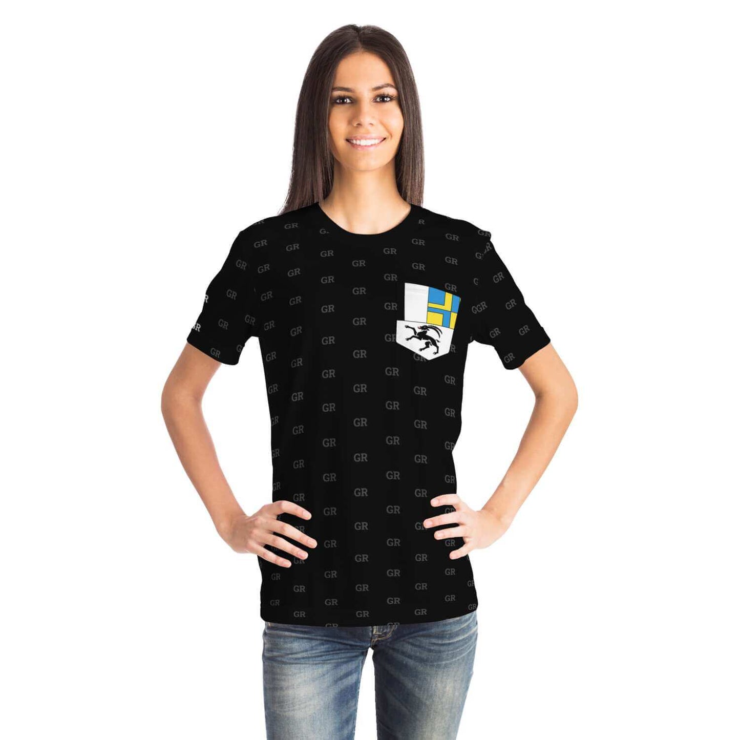 T-shirt AOP - Graubünden