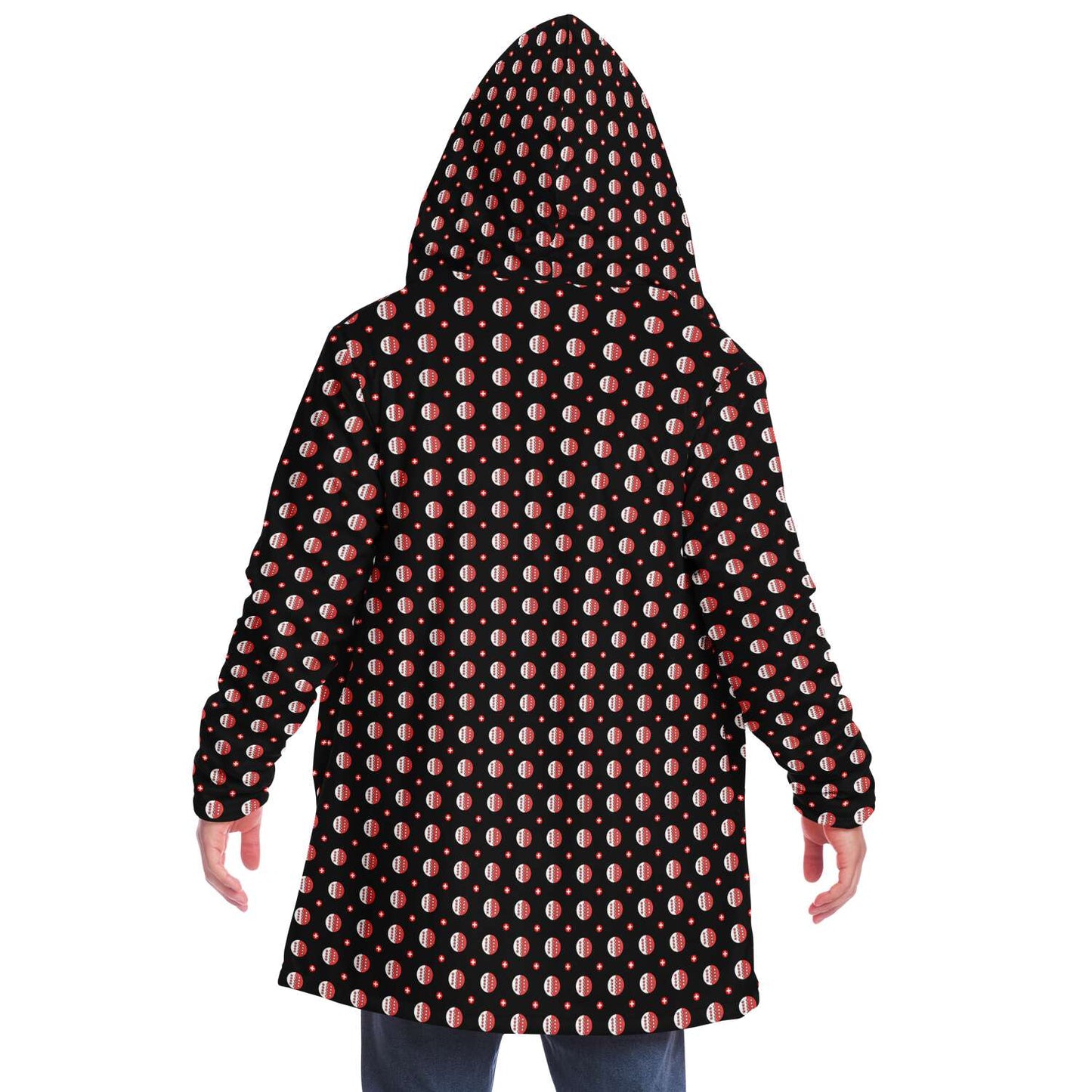 Microfleece Cape Coat | Walliser Muster