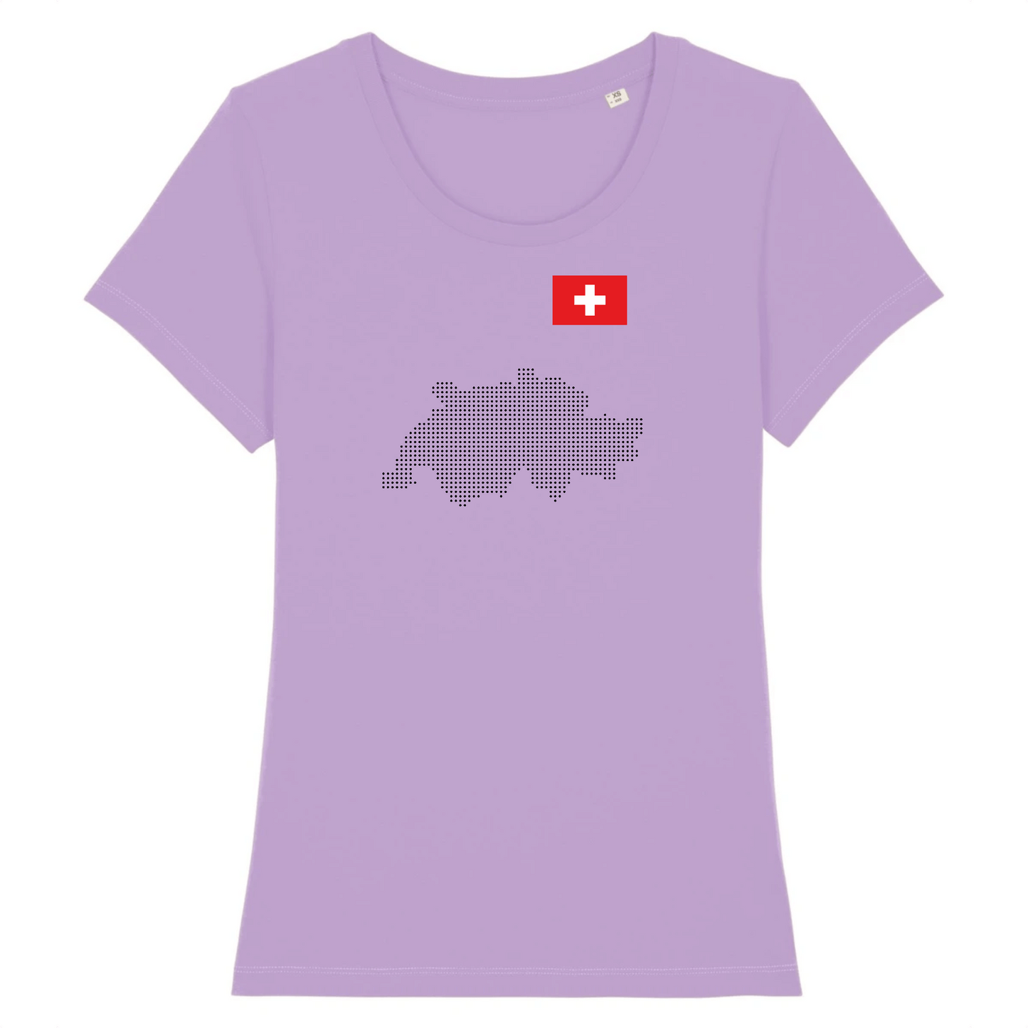 T-shirt BIO femme | Suisse map