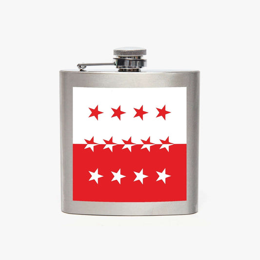 Valais Flasque de poche en acier inoxydable