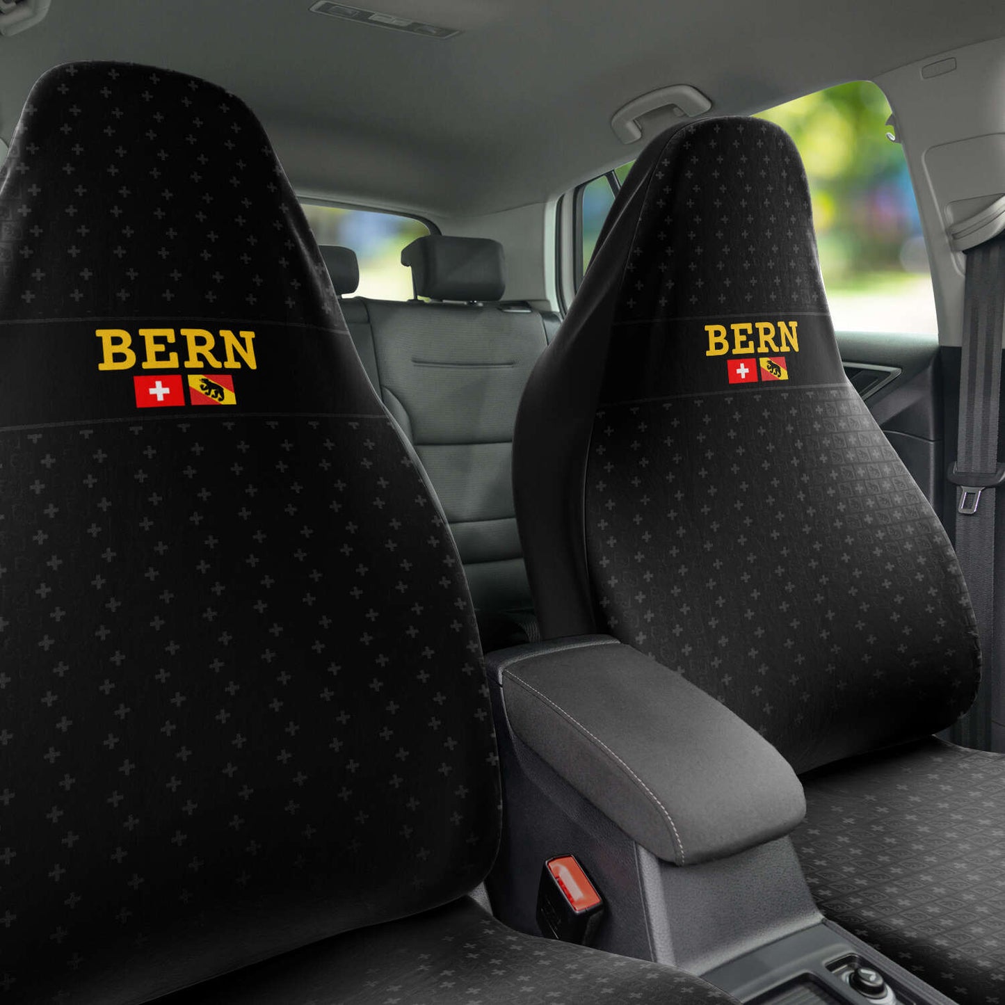 2x Housses de siège auto | Bern motif