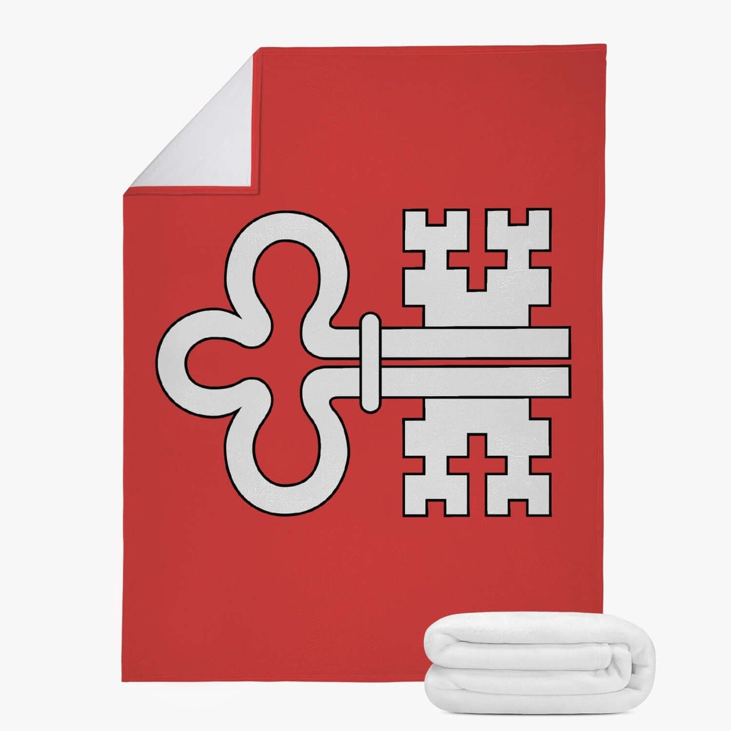 Couverture polaire Nidwald drapeau