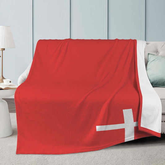 Couverture polaire Schwytz drapeau