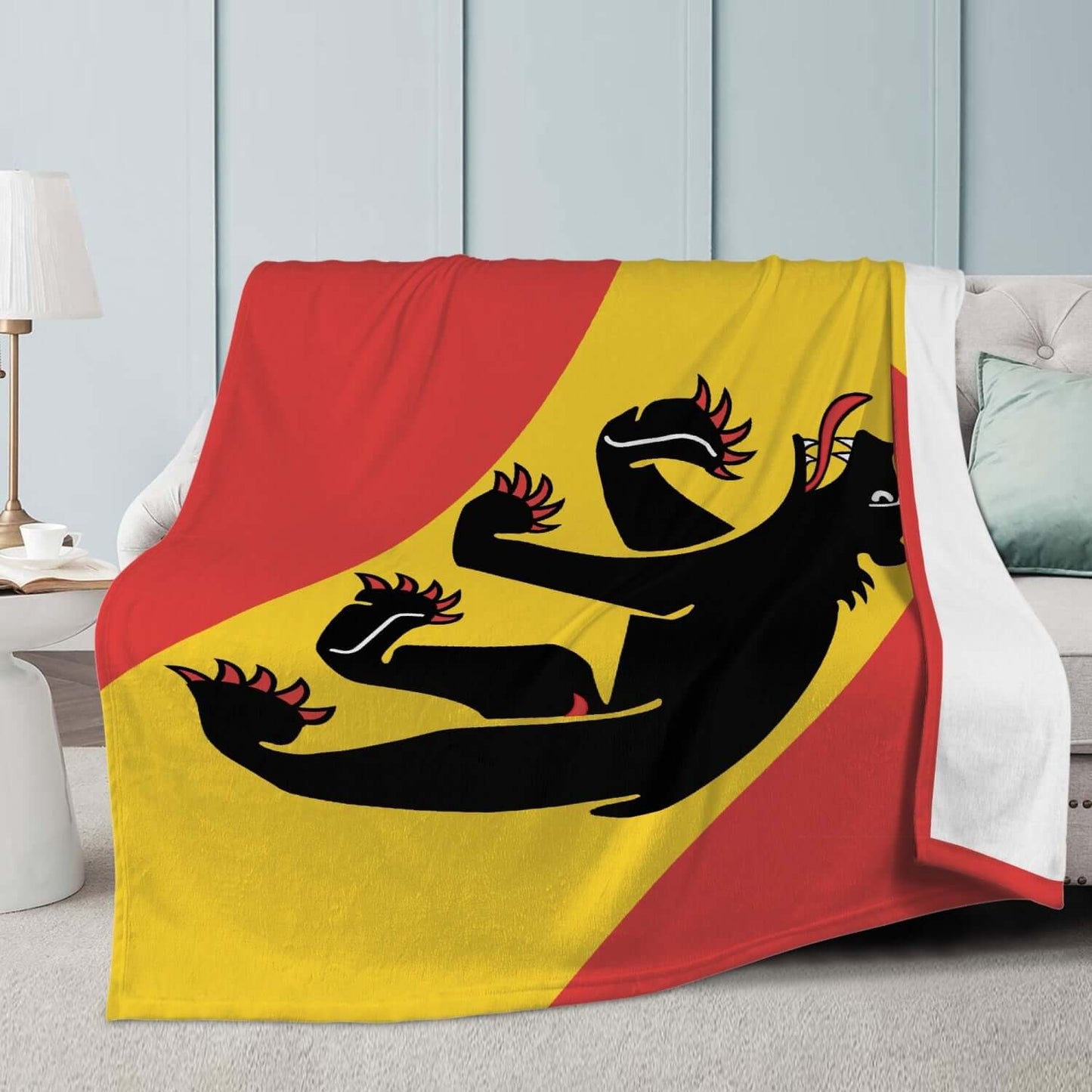 Couverture polaire Berne drapeau