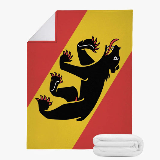 Couverture polaire Berne drapeau