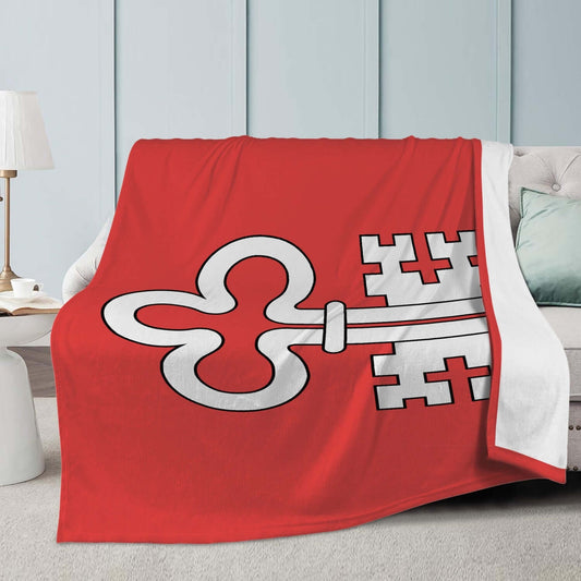 Couverture polaire Nidwald drapeau