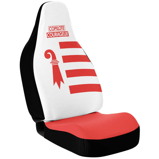 Duo Housses de siège auto | Pilote Jurassien / Copilote courageux