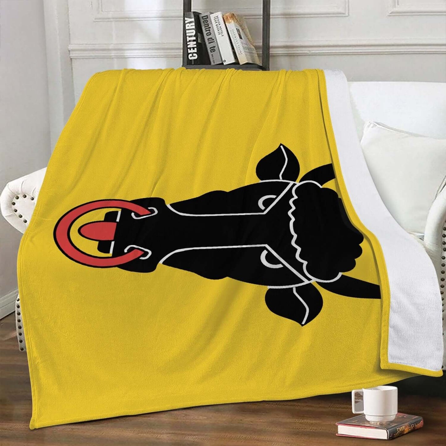 Couverture polaire Uri drapeau