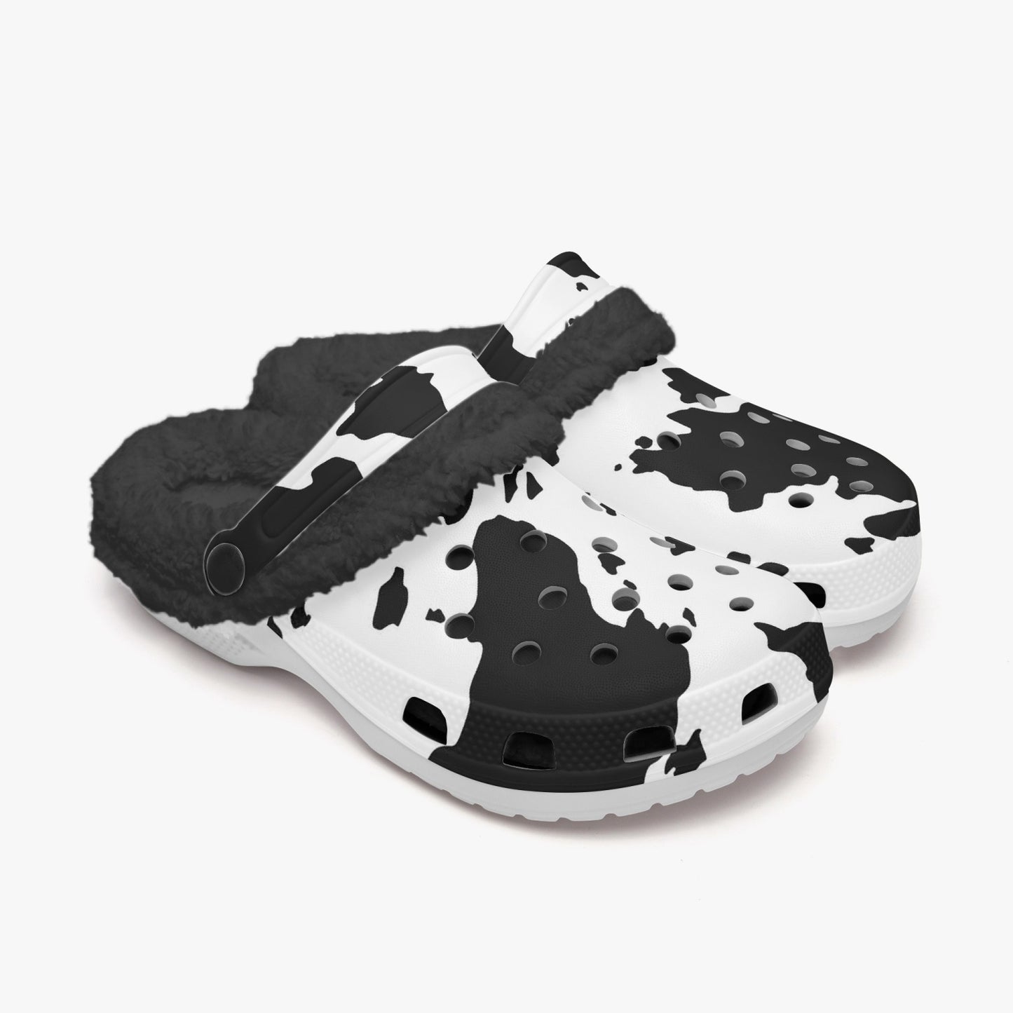 Sandales /claquettes fourrées Vache