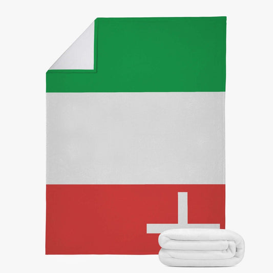 Couverture polaire Neuchâtel drapeau