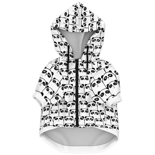 Sweat à capuche zippé pour chiens | Panda