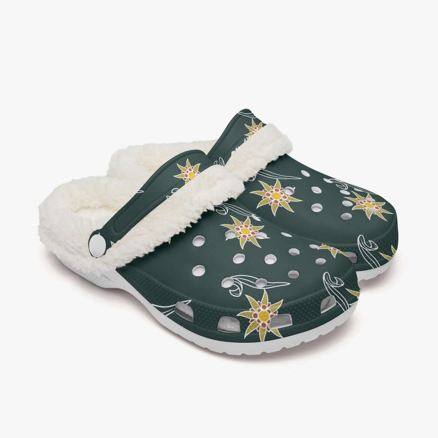 Gefütterte Sandalen/Schlappen Edelweiss