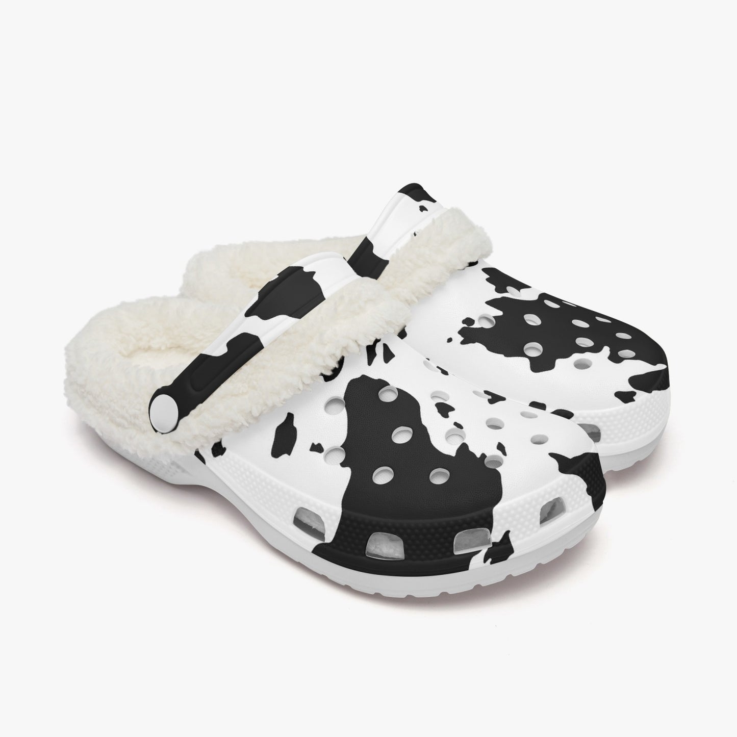 Sandales /claquettes fourrées Vache
