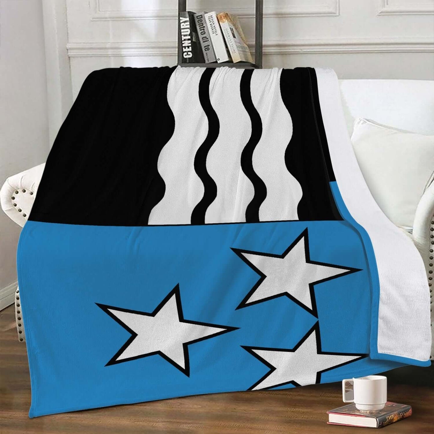 Couverture polaire Argovie drapeau