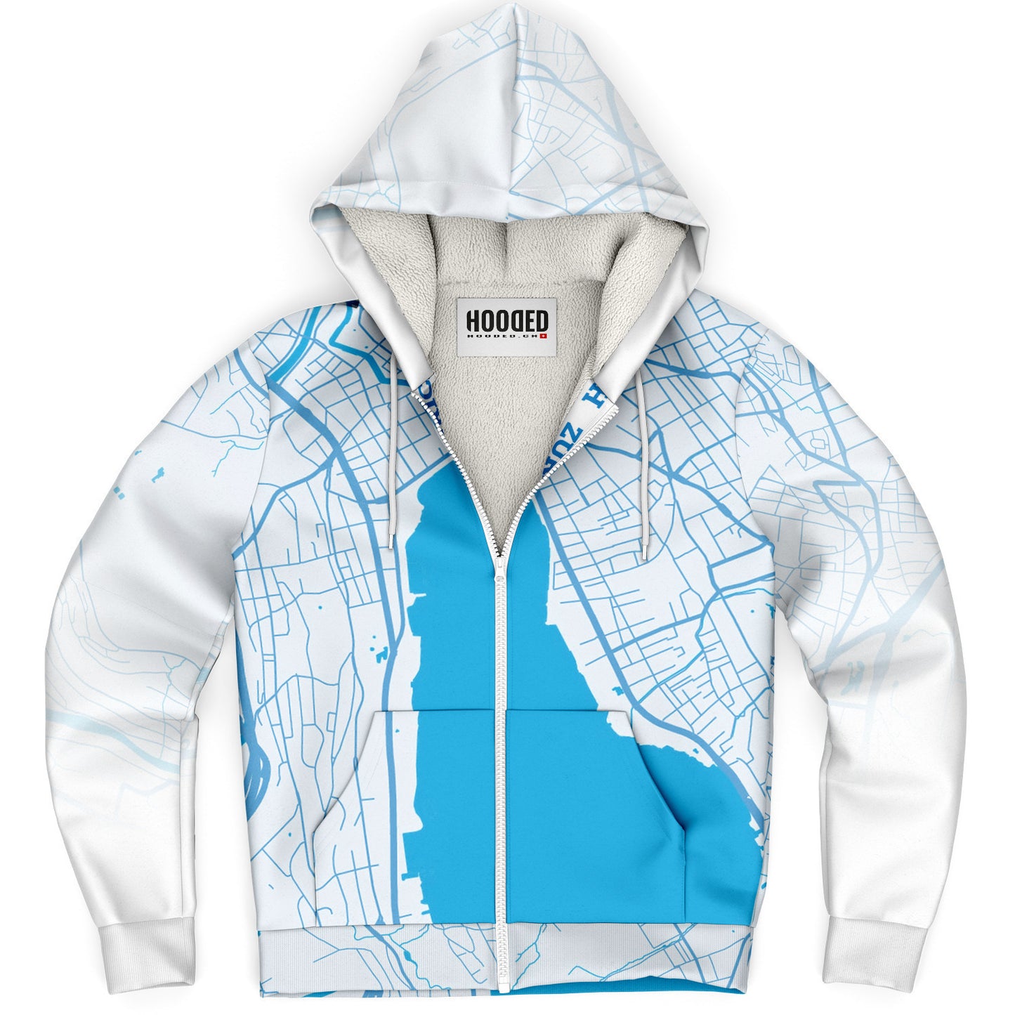 Deluxe Hoodie | Zurich map