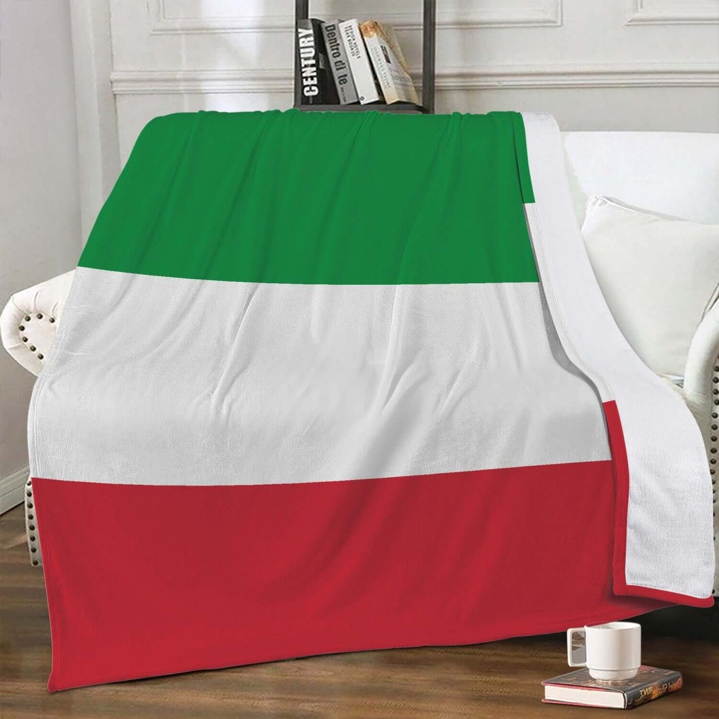 Couverture polaire Italie drapeau