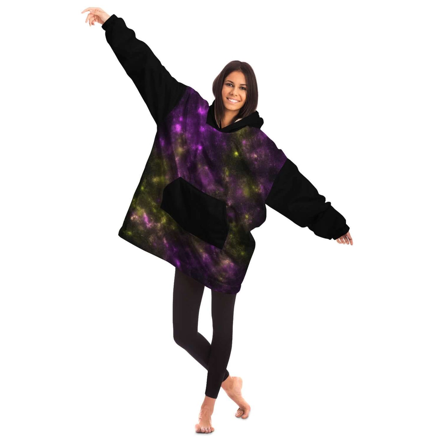 Snug Hoodie - Space Purple & Yellow