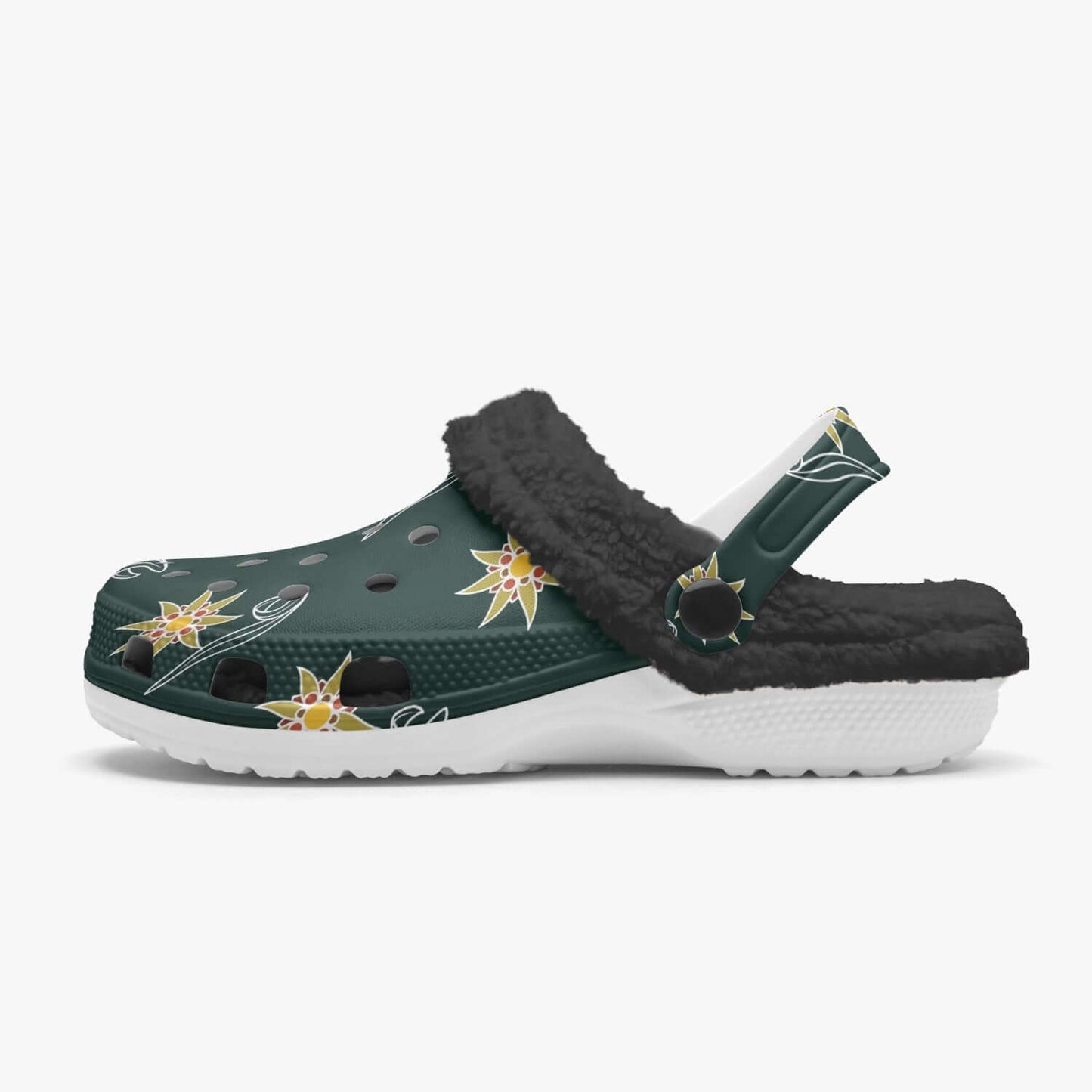 Gefütterte Sandalen/Schlappen Edelweiss