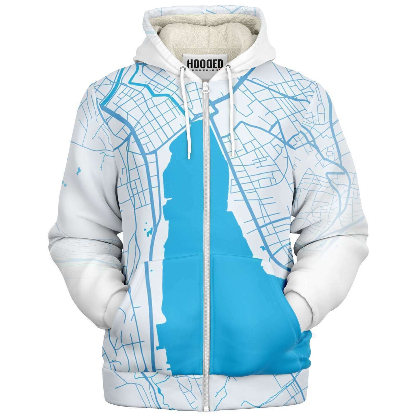 Deluxe Hoodie | Zurich map