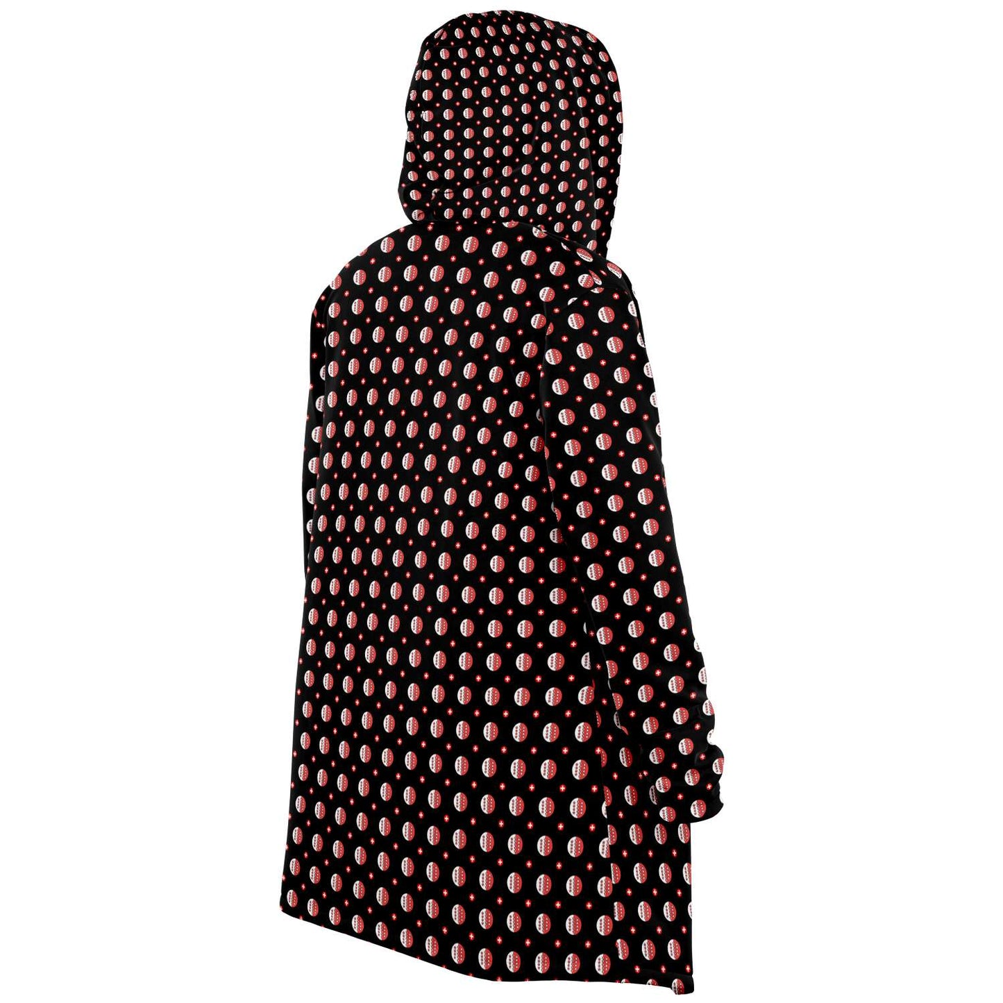 Microfleece Cape Coat | Walliser Muster