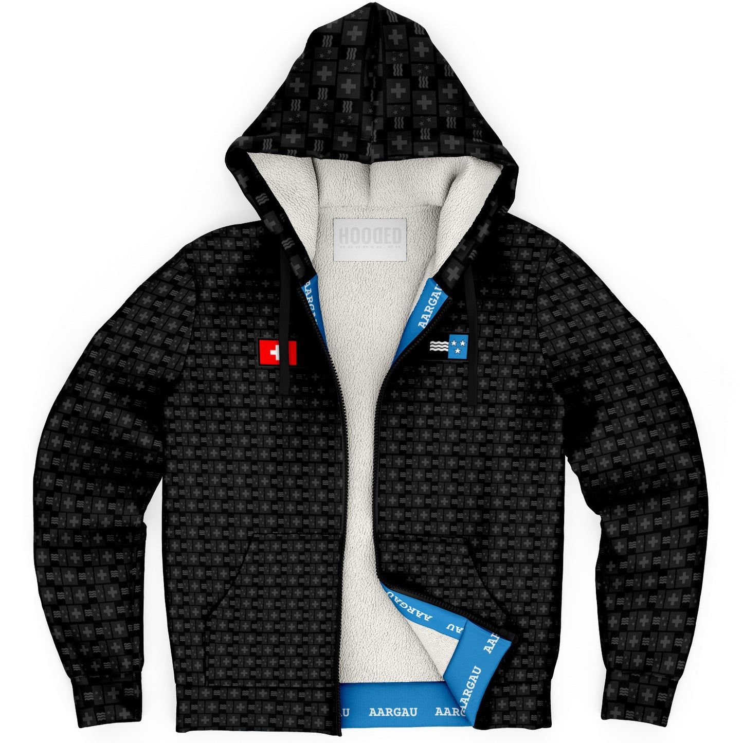 Sweat à capuche Deluxe - Motif Argovie