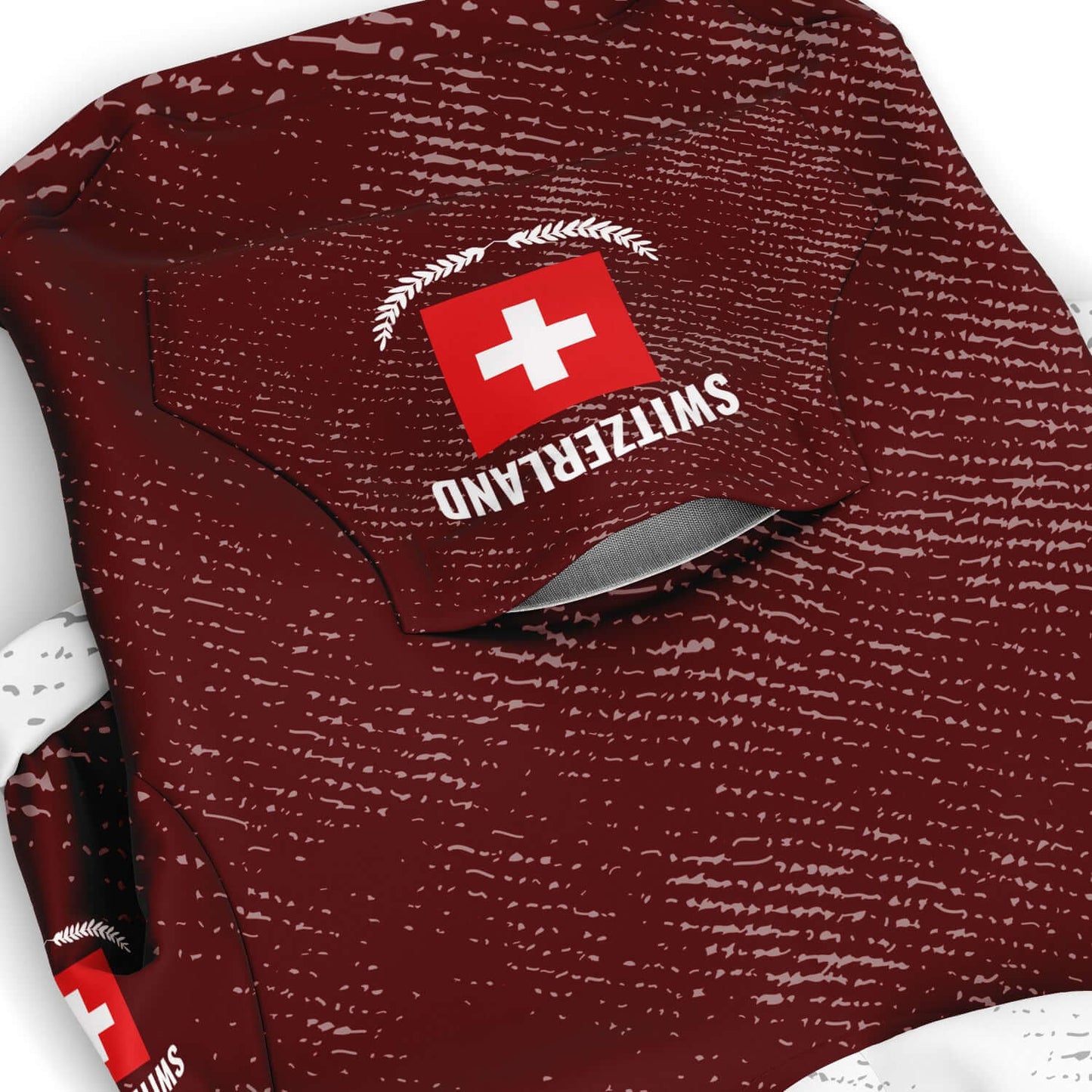 Hoodie zippé Suisse pour chiens
