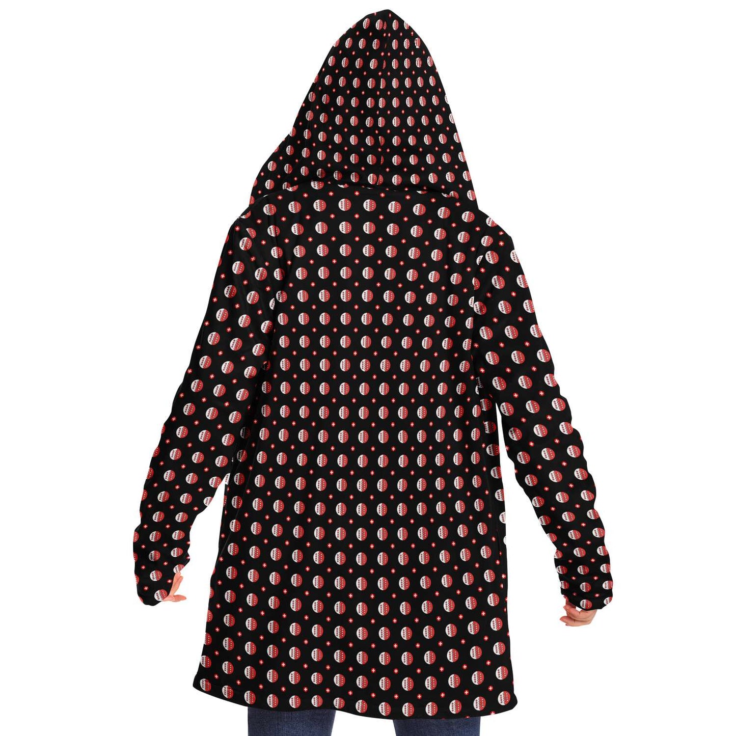 Microfleece Cape Coat | Walliser Muster