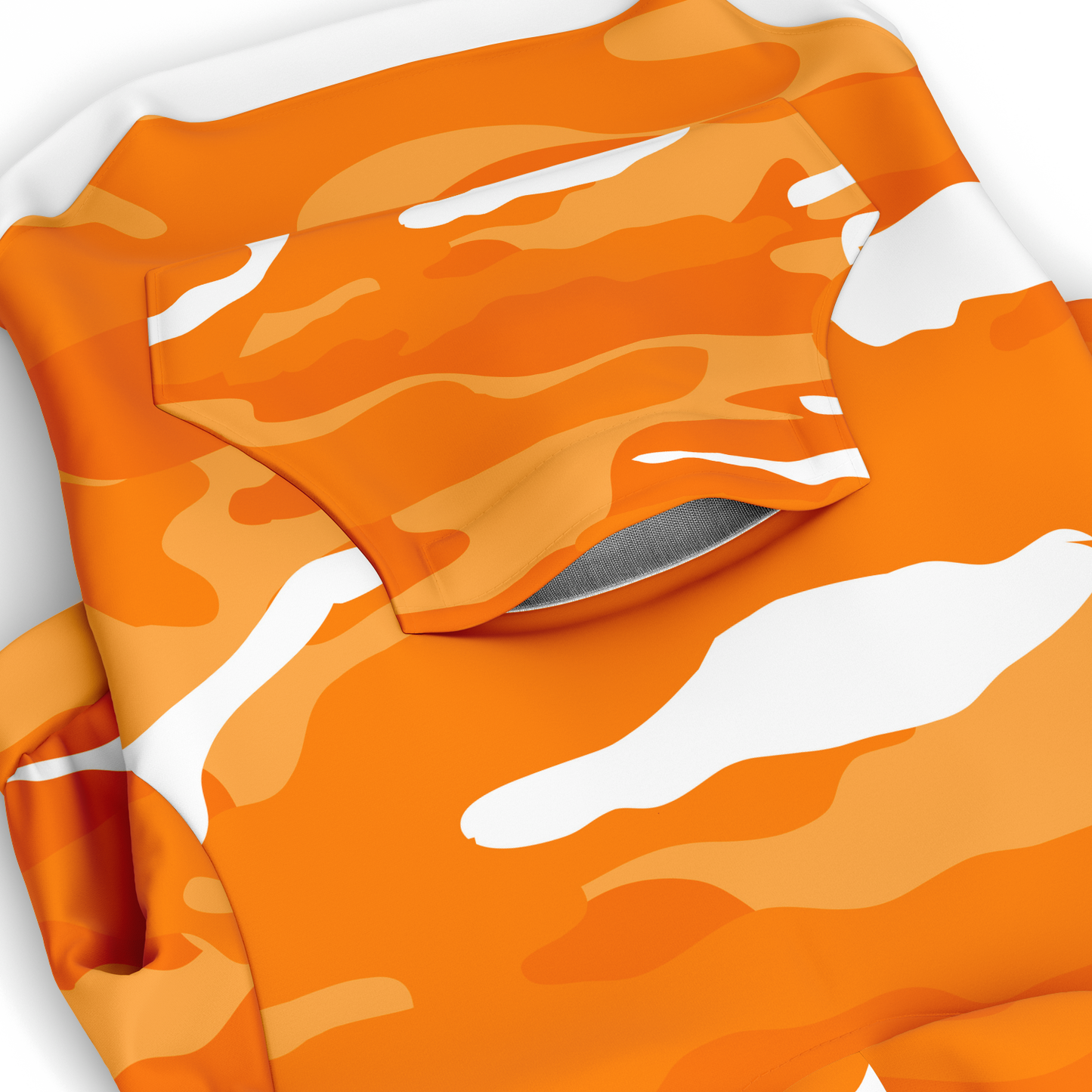 Sweat à capuche zippé pour chiens | Camouflage Organge