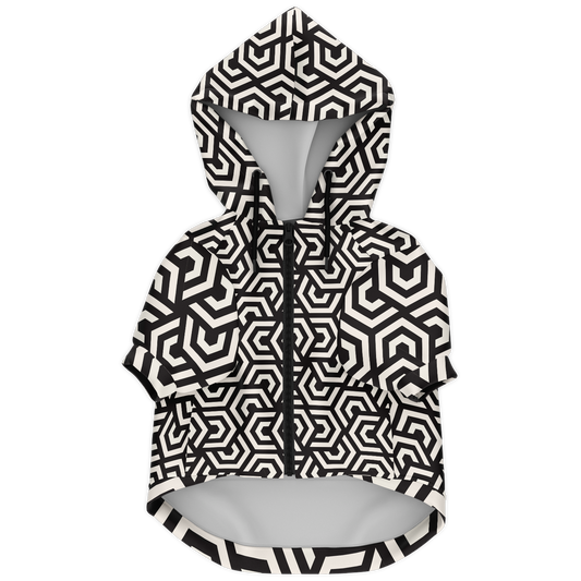 Sweat à capuche zippé pour chiens | Abstract