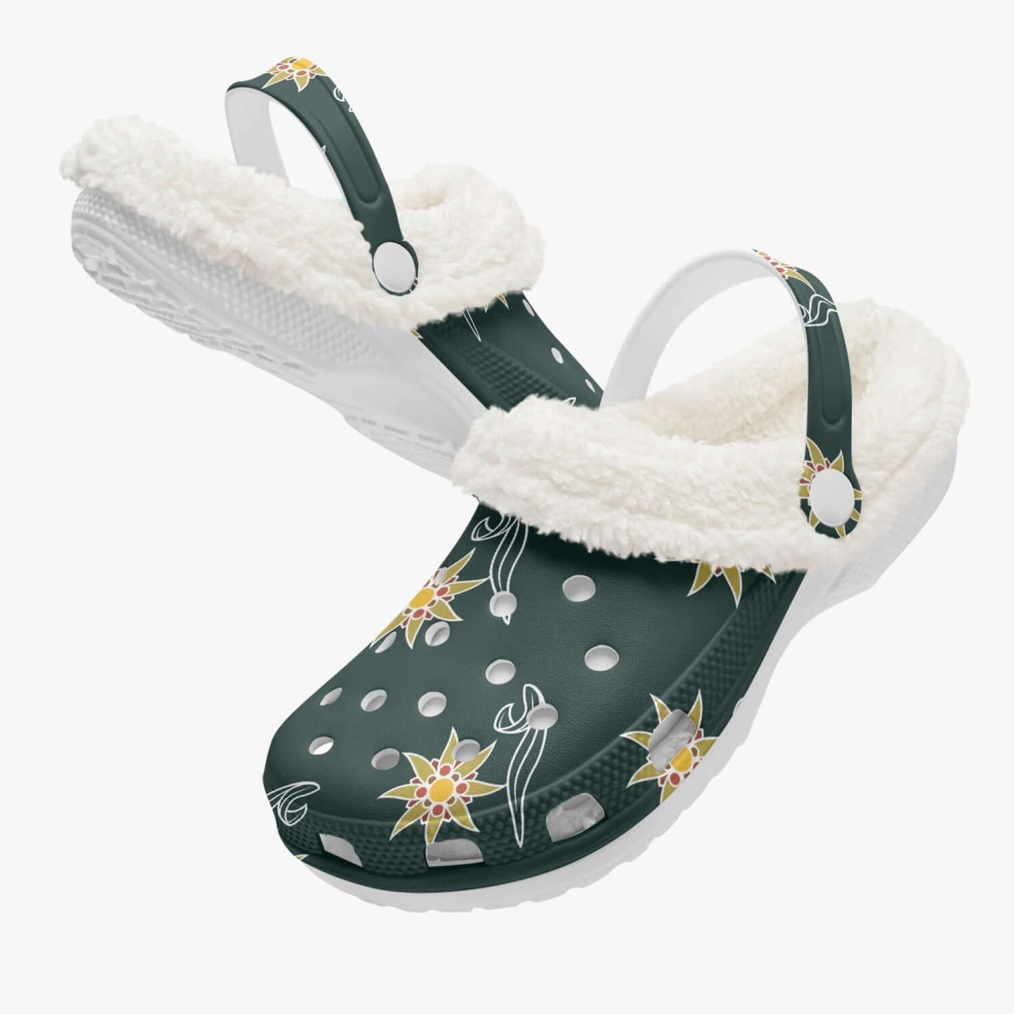 Gefütterte Sandalen/Schlappen Edelweiss