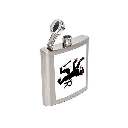 Appenzell Rhodes-Intérieures Flasque de poche acier inoxydable