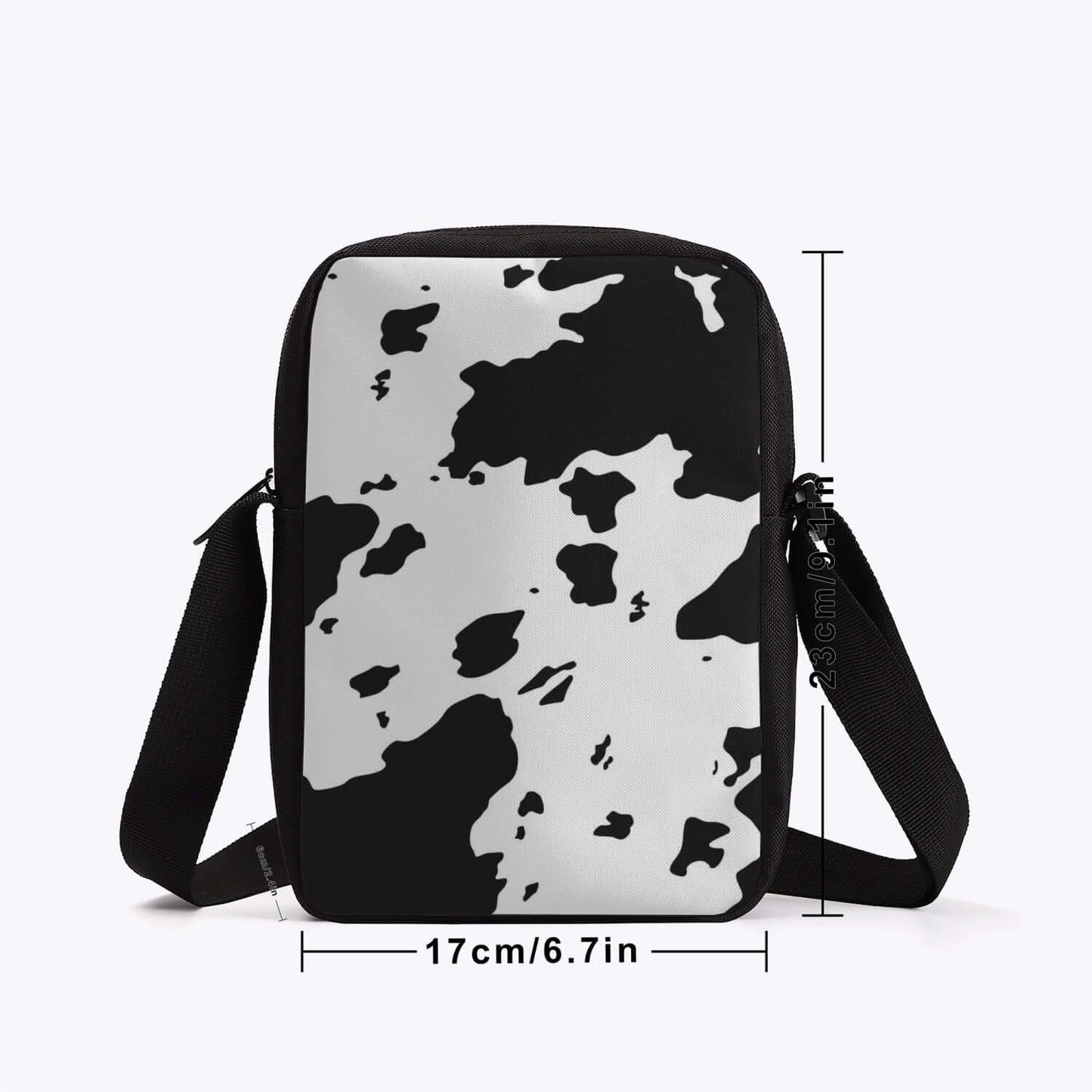 Sacoche effet peau de vache