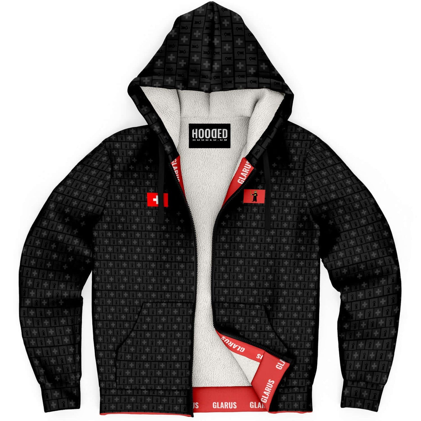 Deluxe Hoodie Glarus Muster